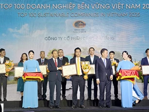 Cảng Đà Nẵng 9 năm liên tiếp vào Top 100 doanh nghiệp bền vững