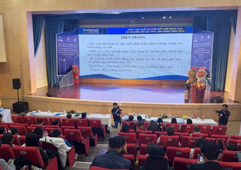 Quang cảnh hội nghị. Ảnh: Báo Lâm Đồng.