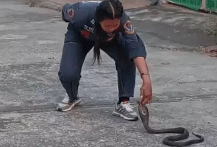 C&#xF4; g&#xE1;i tay kh&#xF4;ng kh&#x1ED1;ng ch&#x1EBF; r&#x1EAF;n h&#x1ED5; mang c&#x1EF1;c &#x111;&#x1ED9;c