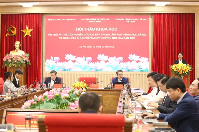 Vai trò của nghiên cứu cơ bản lĩnh vực khoa học xã hội và nhân văn trong kỷ nguyên số