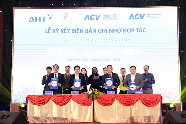 Ký kết hợp tác giữa du lịch Đà Nẵng và ngành hàng không giai đoạn 2026 - 2030. Ký kết hợp tác giữa du lịch Đà Nẵng và ngành hàng không giai đoạn 2026 - 2030.