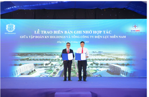 EVNSPC và Tập đoàn KN Holdings ký kết hợp tác cung cấp điện