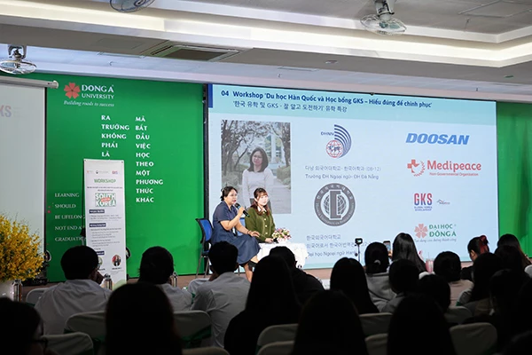 Hội thảo chuyên đề "Du học Hàn Quốc và học bổng Chính phủ Hàn Quốc (GKS) tổ chức tại Đại học Đông Á ngày 19/12.