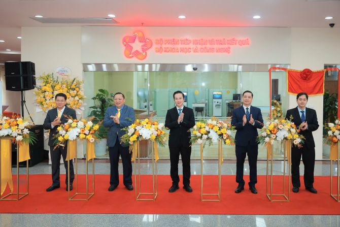  Bộ KH&CN khai trương Bộ phận Một cửa: Đột phá cải cách hành chính và chuyển đổi số