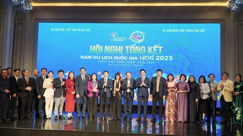 Các đại biểu tham dự hội nghị tổng kết Năm Du lịch quốc gia – Huế 2025.