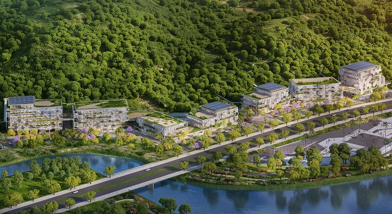 Phối cảnh Trung tâm Trí tuệ nhân tạo AI tại Gia Lai.