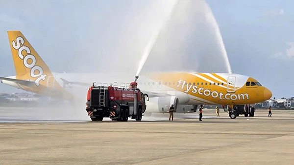 Hãng hàng không Scoot Airlines (Singapore) mở đường bay mới tới Đà Nẵng với chuyến đầu tiên hạ cánh ngày 20/10/2025.