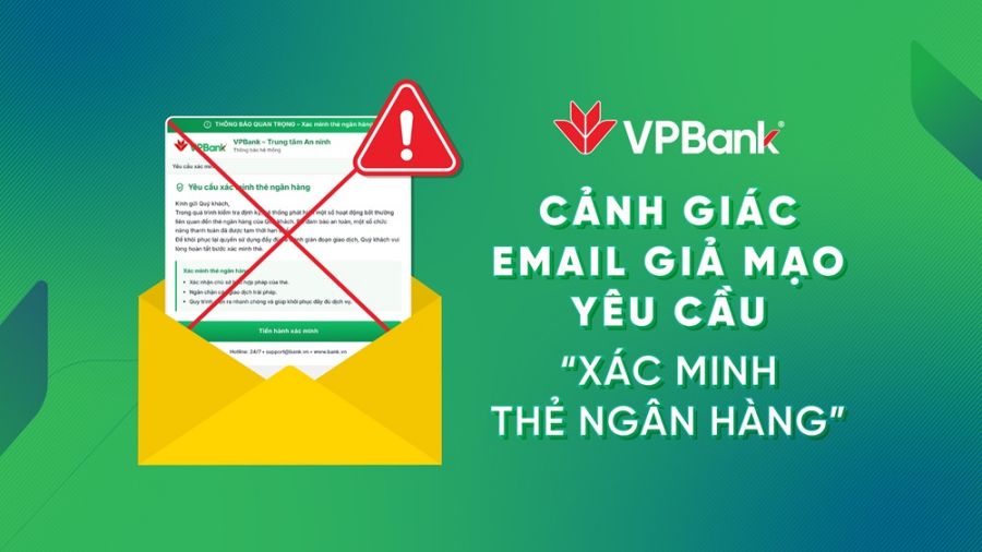 Ngân hàng cảnh báo hình thức lừa đảo hoàn toàn mới qua email giả mạo