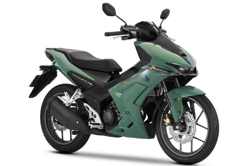 Honda Winner R phiên bản đặc biệt màu xanh đen.