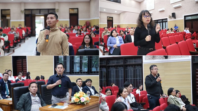 hiều nội dung được các đại biểu tham dự quan tâm, trao đổi cùng chuyên gia