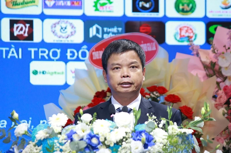 Ông Nguyễn Hữu Quế - Phó Chủ tịch UBND tỉnh Gia Lai, phát biểu chỉ đạo đại hội.