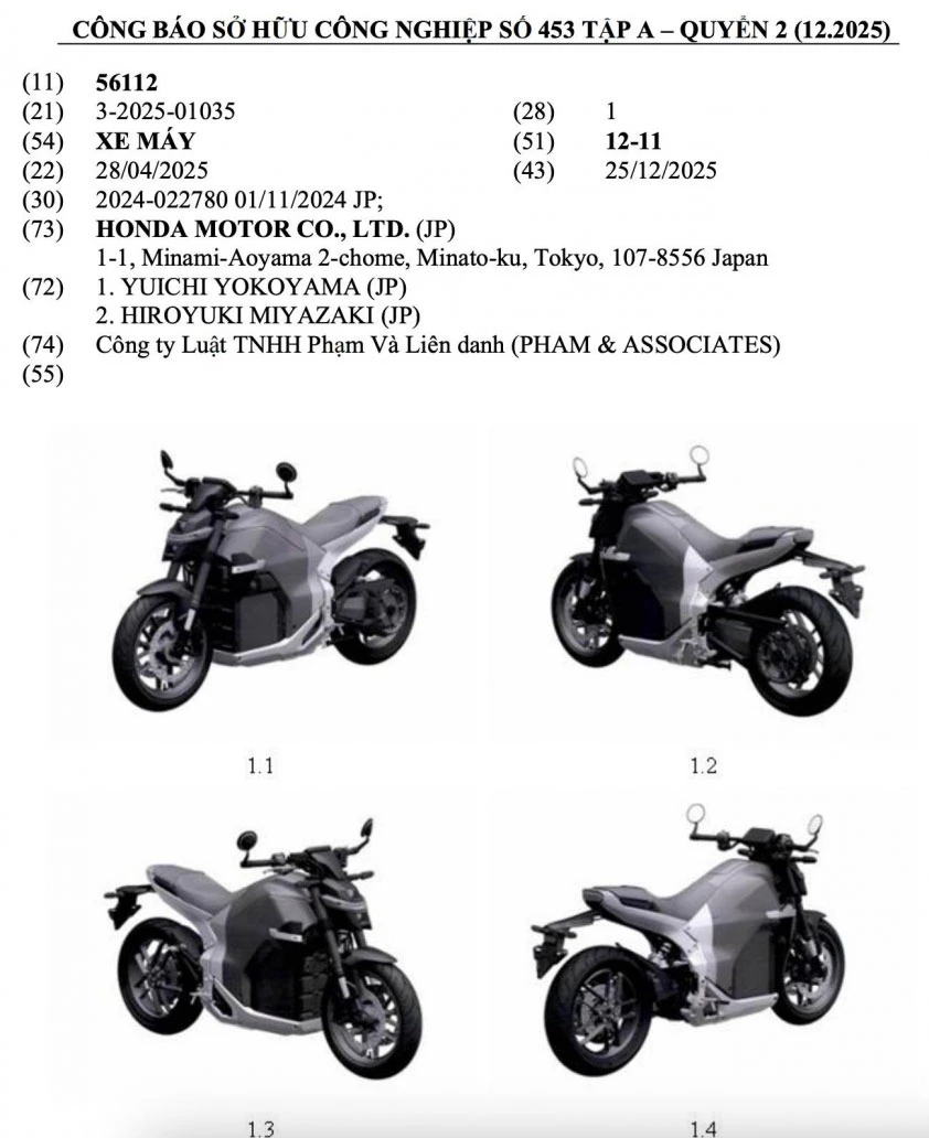 Honda WN7 2026 vừa được đăng ký tại Việt Nam.