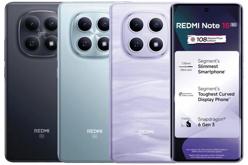 Xiaomi Redmi Note 15 5G. Xiaomi Redmi Note 15 5G.