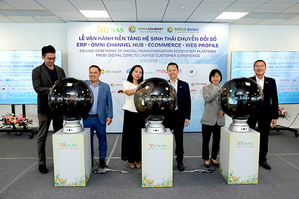 Menas Group đưa vào vận hành hệ sinh thái số đa ngành