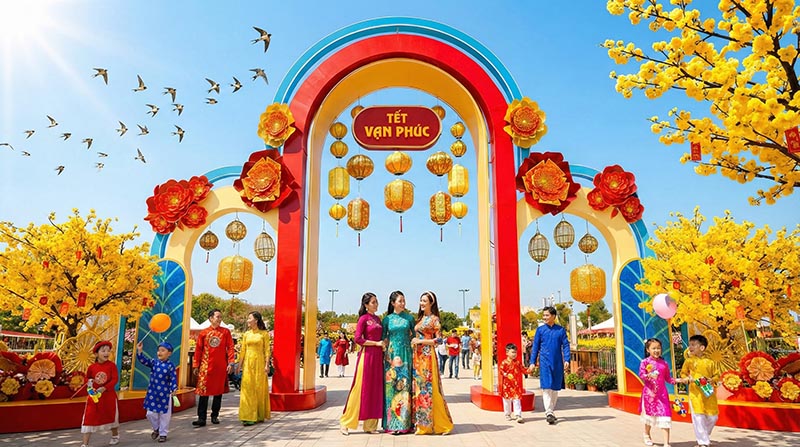Hành trình Tết 4 miền du xuân xuyên Việt tại lễ hội hoa lớn nhất năm