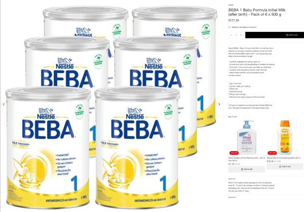 Vì sao 2 nhãn hiệu sữa của Nestlé bị yêu cầu ngừng bán?