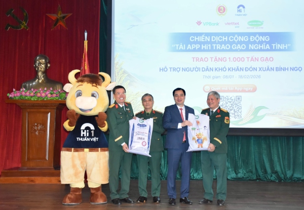 Phát động chiến dịch 'Tải ứng dụng Hi1 – Trao gạo nghĩa tình'