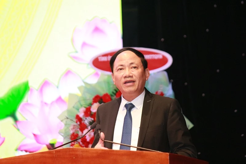 Chủ tịch UBND tỉnh Gia Lai Phạm Anh Tuấn kết luận hội nghị.