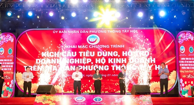 TP Hồ Chí Minh: Phường Thông Tây Hội khai mạc chương trình kích cầu tiêu dùng năm 2026