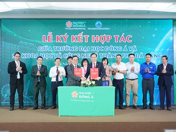 Đại học Đông Á và Sở KHCN Đà Nẵng ký kết hợp tác nghiên cứu khoa học, chuyển giao công nghệ, đổi mới sáng tạo và chuyển đổi số giai đoạn 2026-2030.