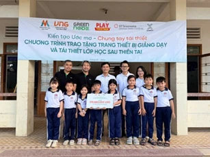 Gần 1,7 tỷ đồng tái thiết trường học sau lũ tại Đắk Lắk, Gia Lai và Huế