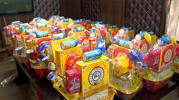 Những giỏ quà Tết 2026 đầy ấn tượng của Hải Đăng Wine.