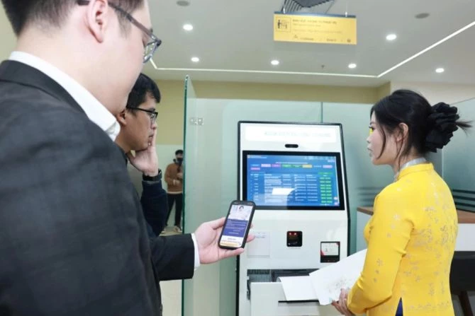 Kiosk dịch vụ công Bộ phận Một cửa Bộ Khoa học và Công nghệ đã chứng minh được hiệu quả sử dụng. Ảnh: Trung tâm Truyền thông KH&CN. Kiosk dịch vụ công Bộ phận Một cửa Bộ Khoa học và Công nghệ đã chứng minh được hiệu quả sử dụng. Ảnh: Trung tâm Truyền thông KH&CN.