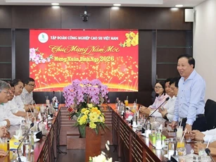 Đồng Nai: Lãnh đạo tỉnh chúc Tết Tập đoàn Công nghiệp Cao su Việt Nam