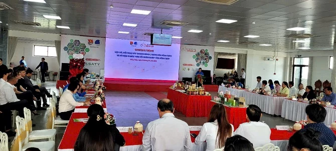 +ảnh 2: Phó Chủ tịch Quốc hội Lê Minh Hoan tại chương trình “Đàn Sếu khởi nghiệp”. Ảnh: C.T.