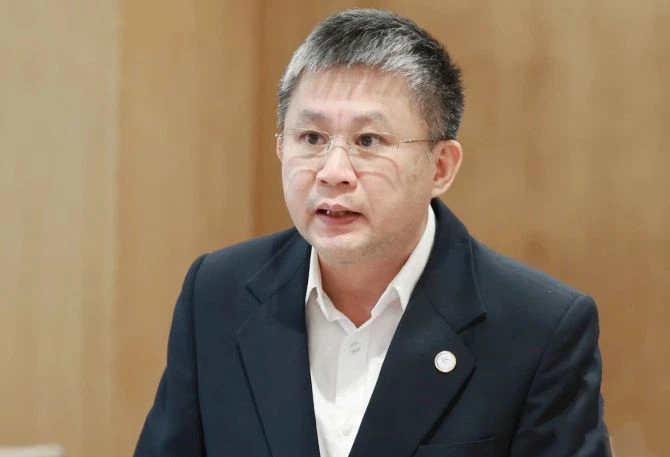 Ông Trần Văn Sơn - Phó Viện trưởng Viện Công nghệ số và Chuyển đổi số quốc gia phát biểu tại họp báo thường kỳ tháng 1/2026 của Bộ Khoa học và Công nghệ ngày 29/1.