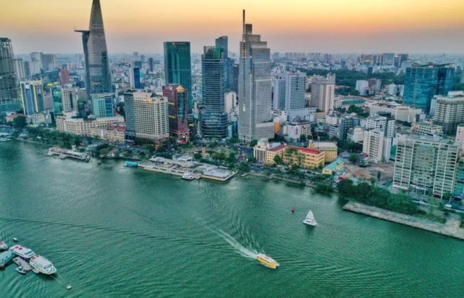 TP Hồ Chí Minh - một trong những địa phương được chọn để xây Trung tâm Tài chính quốc tế. Ảnh: Vneconomy.