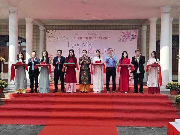 Khai mạc "Phiên chợ ngày Tết 2026" tại Bảo tàng Đà Nẵng sáng 7/2.