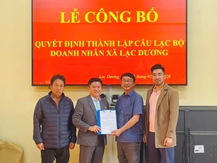 Lâm Đồng: Ra mắt câu lạc bộ doanh nhân xã Lạc Dương