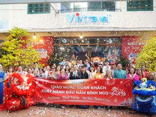 Vietravel phục vụ hơn 200.000 lượt khách du xuân Bính Ngọ