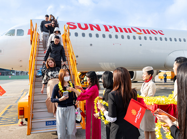 Sun PhuQuoc Airways mở 2 đường bay kết nối Hà Nội, TP Hồ Chí Minh với Đà Nẵng