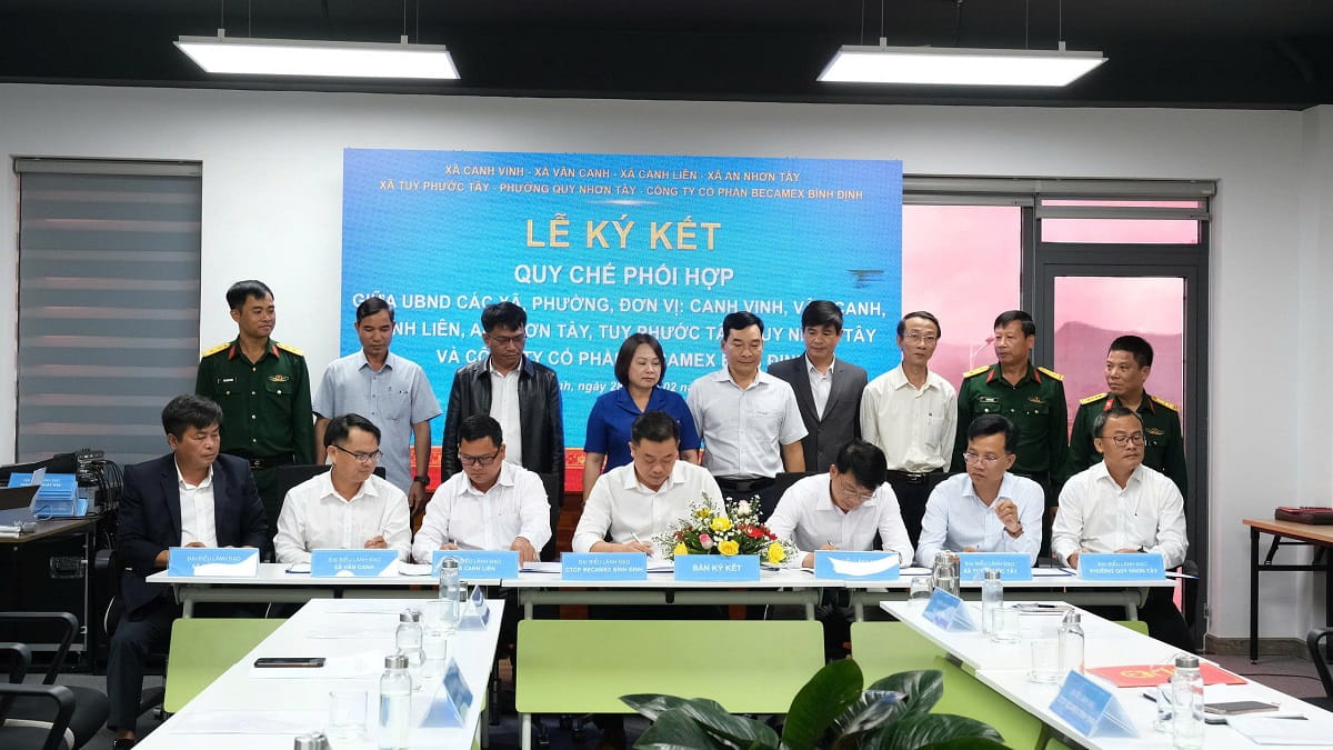 Becamex Bình Định thiết lập cơ chế phối hợp liên địa phương, thúc đẩy phát triển bền vững