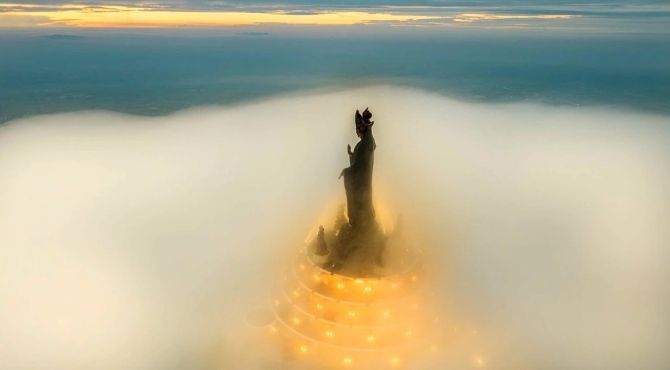 Núi Bà Đen hút khách dịp rằm tháng Giêng