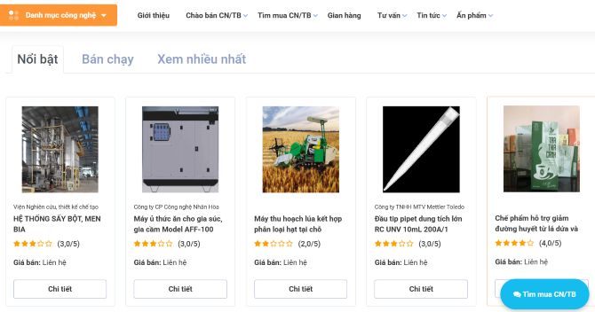 Hơn 4.500 sản phẩm chào bán trên Sàn giao dịch khoa học và công nghệ quốc gia