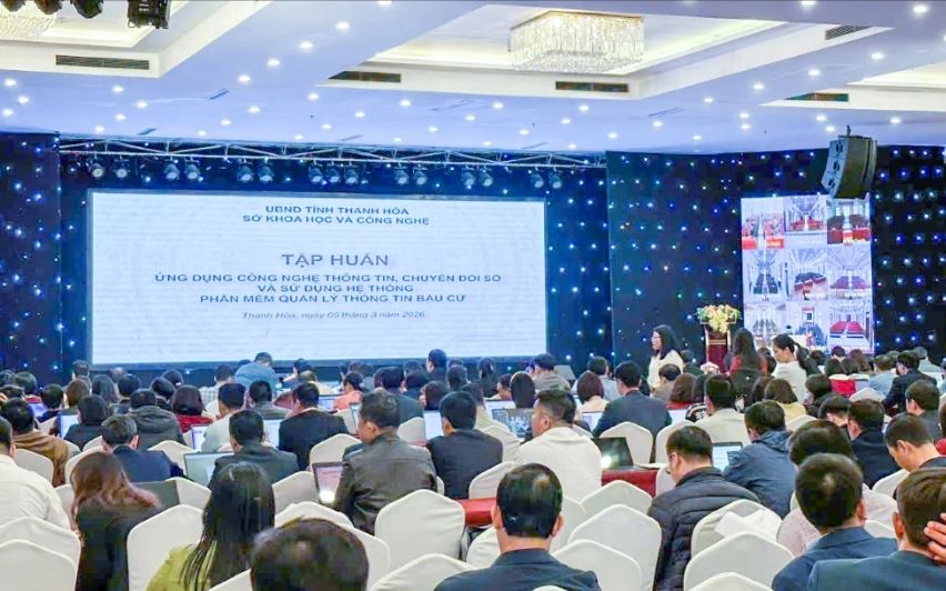 Thanh Hóa tập huấn ứng dụng công nghệ thông tin phục vụ quản lý thông tin bầu cử