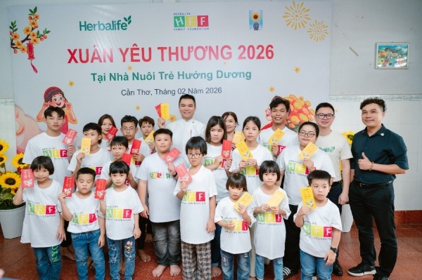 Herbalife tổ chức ‘Xuân yêu thương’ cho người cao tuổi, trẻ em có hoàn cảnh khó khăn