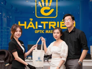 Showroom kính Hải Triều: Mắt kính chính hãng, dịch vụ chuẩn quốc tế