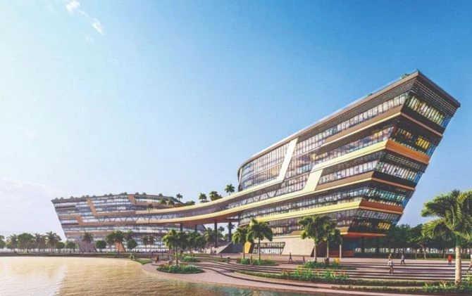 Trung tâm Đổi mới sáng tạo Quốc gia (NIC) tại Khu công nghệ cao Hòa Lạc.