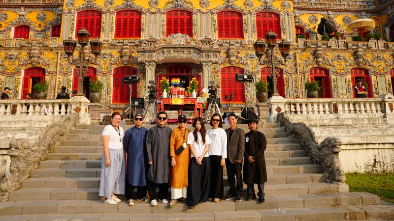 Hoàng cung Huế được tái hiện rực rỡ trong phim điện ảnh ‘Hoàng hậu cuối cùng’