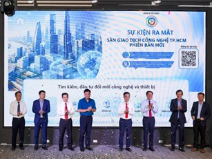 TP Hồ Chí Minh ra mắt Sàn Giao dịch Công nghệ phiên bản mới