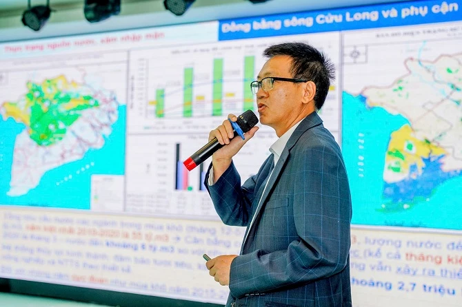 PGS.TS Nguyễn Phú Quỳnh - Phó Viện trưởng Viện Khoa học thủy lợi miền Nam PGS.TS Nguyễn Phú Quỳnh - Phó Viện trưởng Viện Khoa học thủy lợi miền Nam