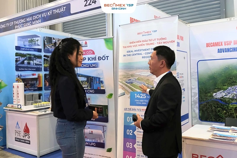 Becamex Bình Định tham gia triển lãm công nghiệp hỗ trợ và kết nối cung cầu chuỗi cung ứng năm 2025.