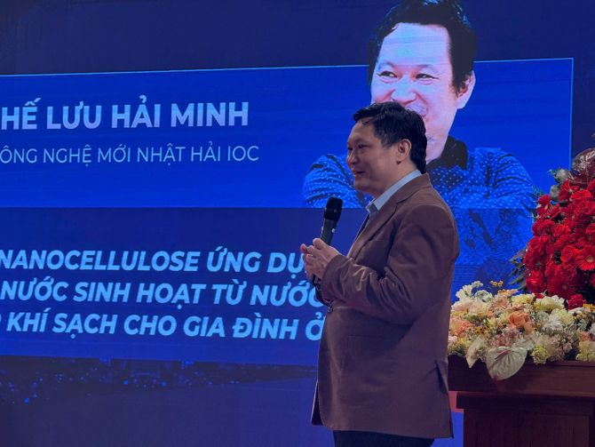 Màng lọc nano cellulose sinh học giúp xử lý bụi mịn PM2.5 và khử mặn nước biển