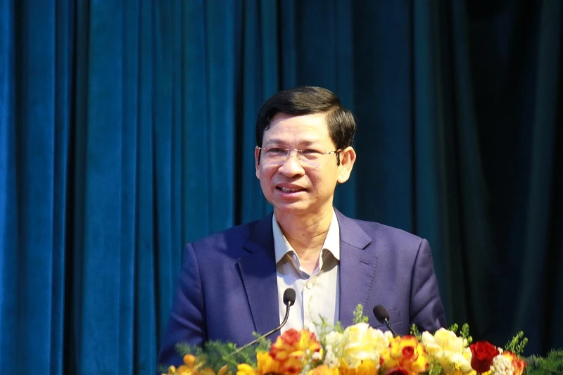 Thứ trưởng Bộ VHTT&DL Hồ An Phong phát biểu tại diễn đàn.