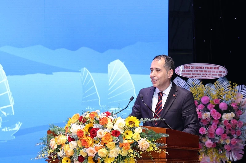 Korhan Kemik - Đại sứ Thổ Nhĩ Kỳ tại Việt Nam phát biểu.