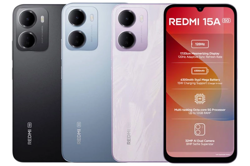 Xiaomi Redmi 15A 5G. Xiaomi Redmi 15A 5G.